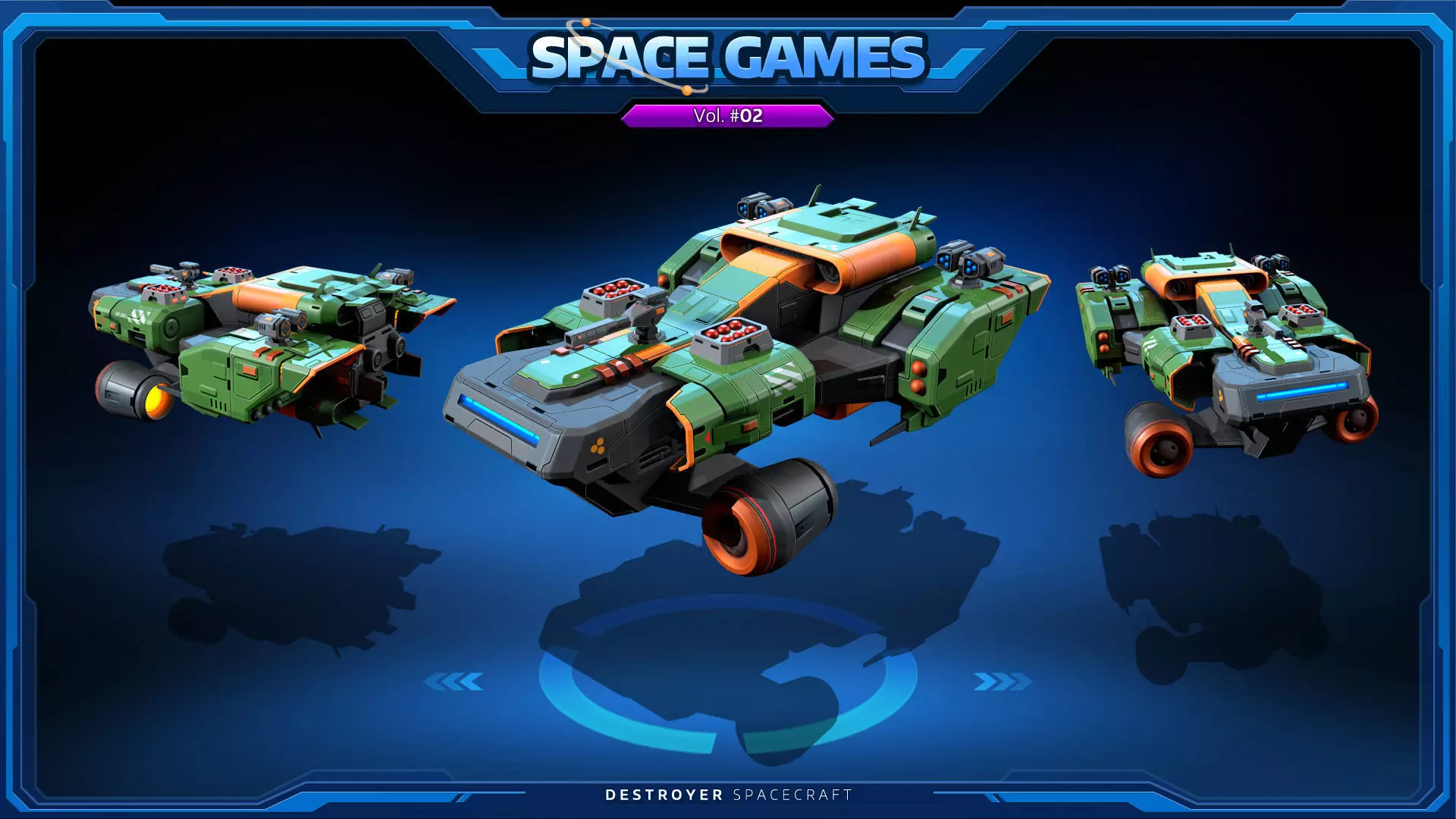 SPACE Games Vol-02 Low-poly 3D model_2