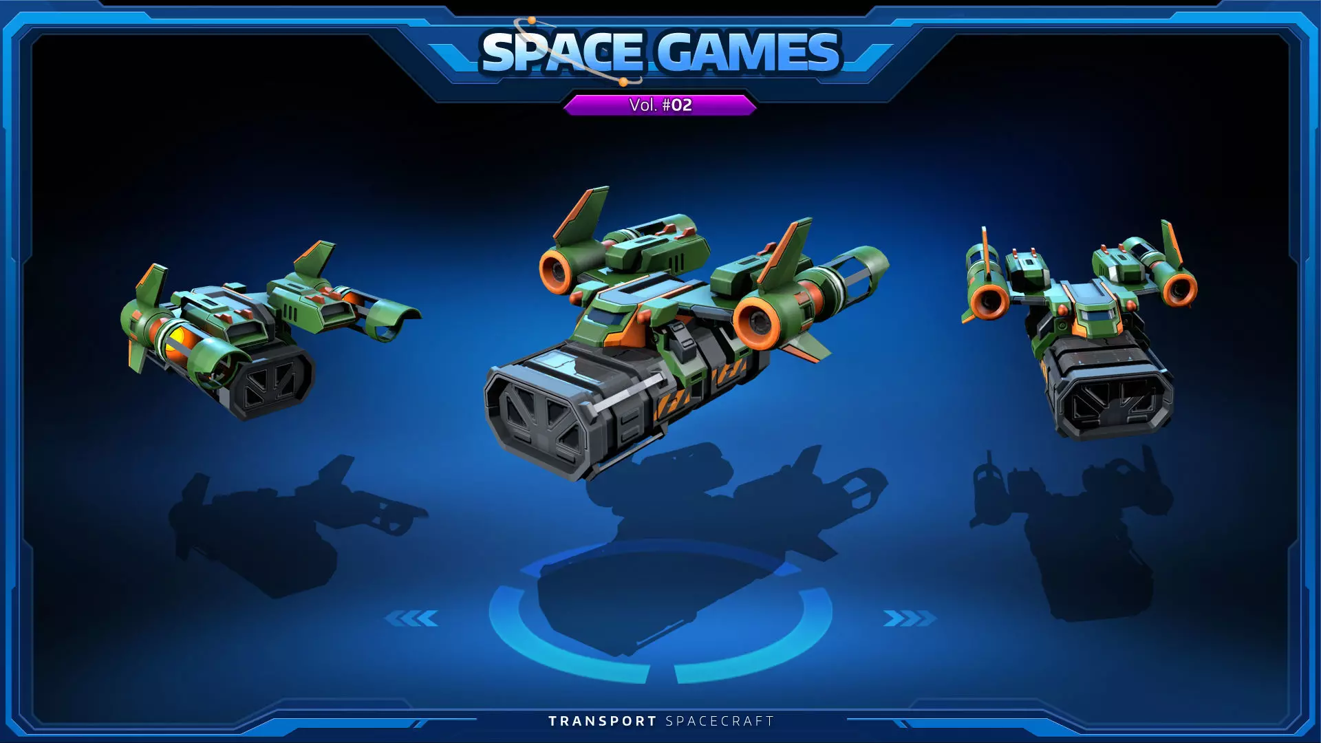 SPACE Games Vol-02 Low-poly 3D model_4