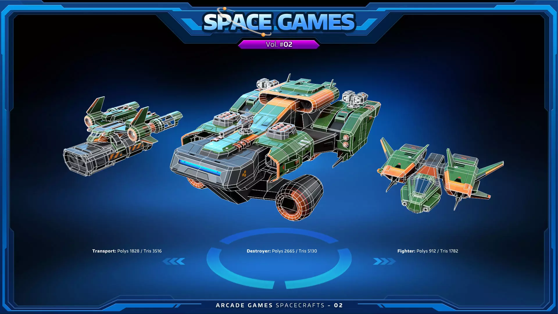SPACE Games Vol-02 Low-poly 3D model_8