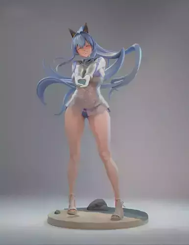 Rubim Figure  Nikke Helm Inspired Character