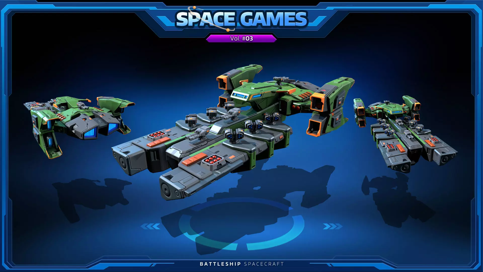 SPACE Games Vol-03 Low-poly 3D model_2
