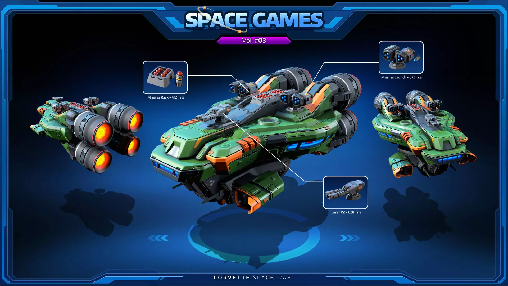 SPACE Games Vol-03 Low-poly 3D model_5