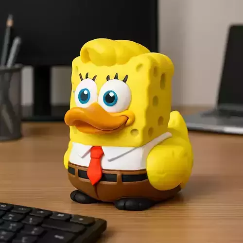 Rubber Duck - SpongeBob SquarePants model - 3D print
