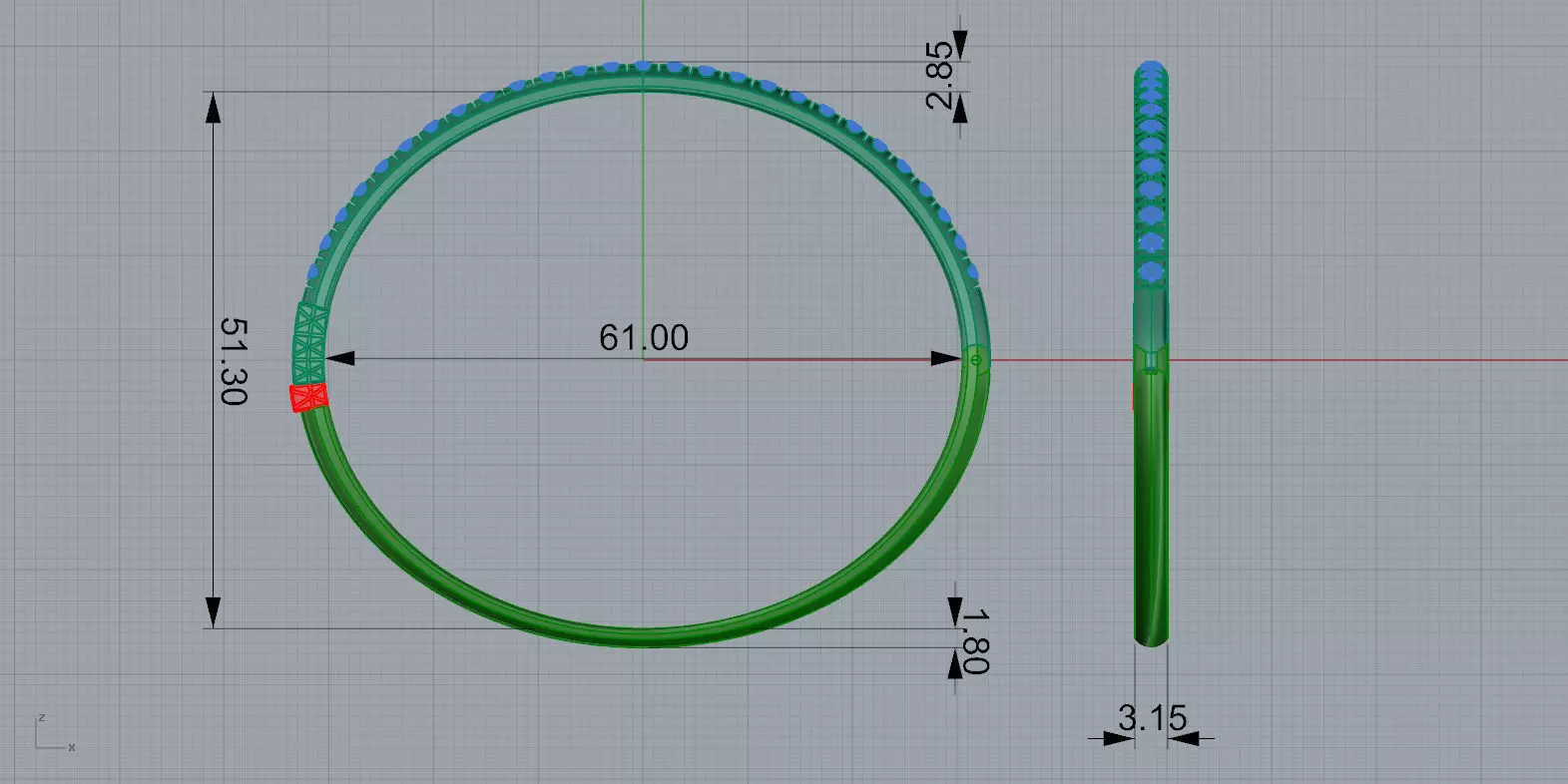 Gold N1469 3D print model_6
