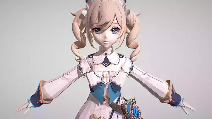 Barbara - Genshin Impact - Cute Anime Girl Characters