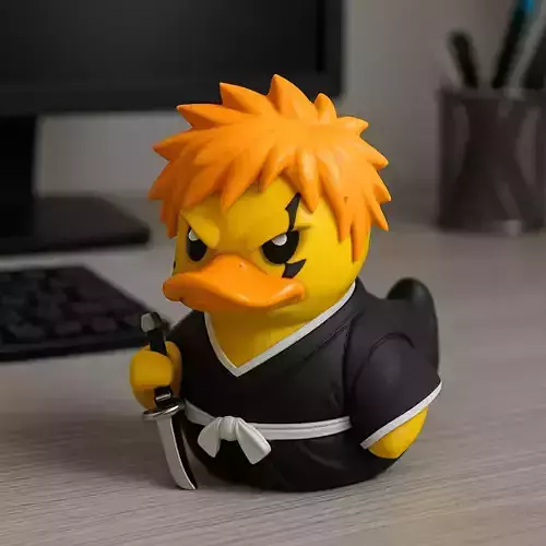 Rubber Duck - Kurosaki Ichigo statue - 3D print 3D print model