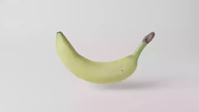 Realistic Banana 3D model 02