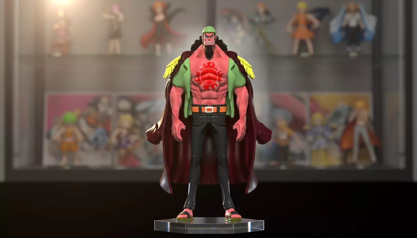 Fisher Tiger - Fish man - ONE PIECE - Split part 3D print model_0