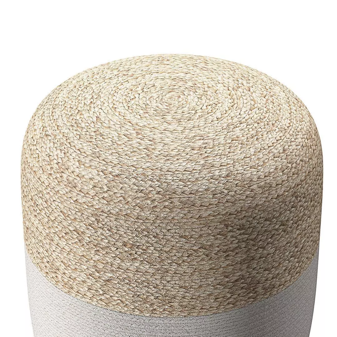Jute Pouffe Dalama 3D model_5
