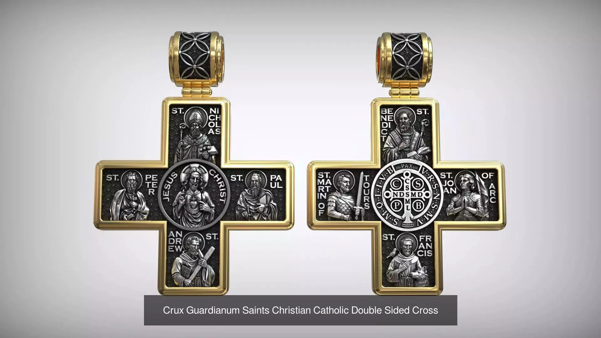 Jesus Christ Catholic Crosses 2025 Religion Medal Collection _4