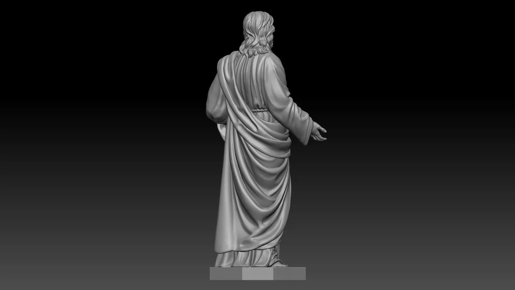 jesus crist 3d printable model 3D print model_4