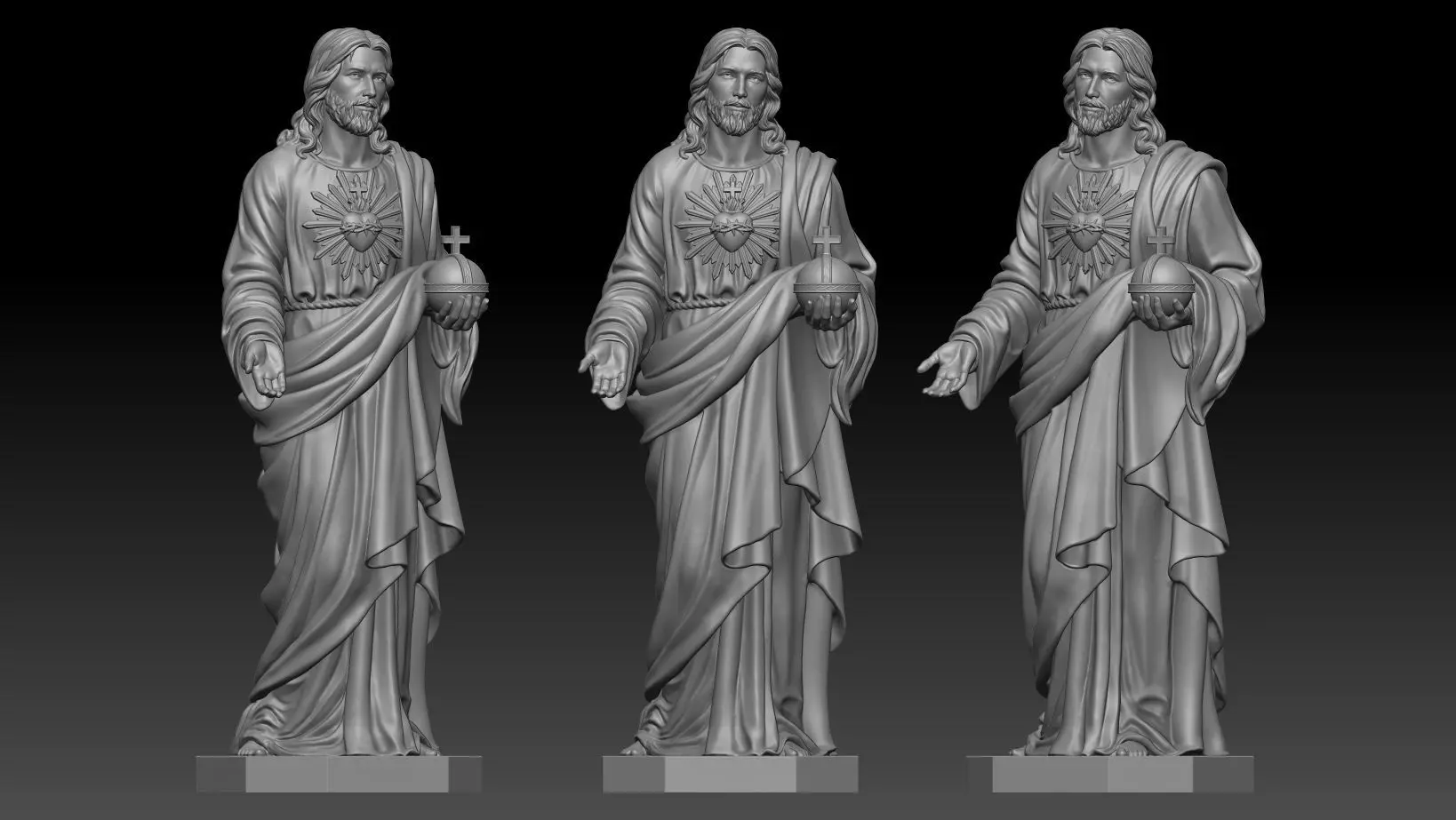 jesus crist 3d printable model 3D print model_0