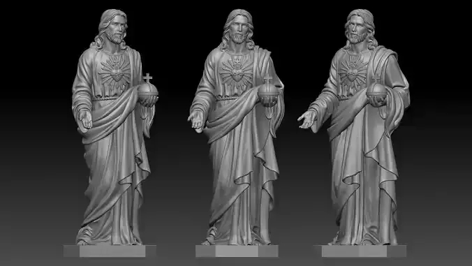 jesus crist 3d printable model 