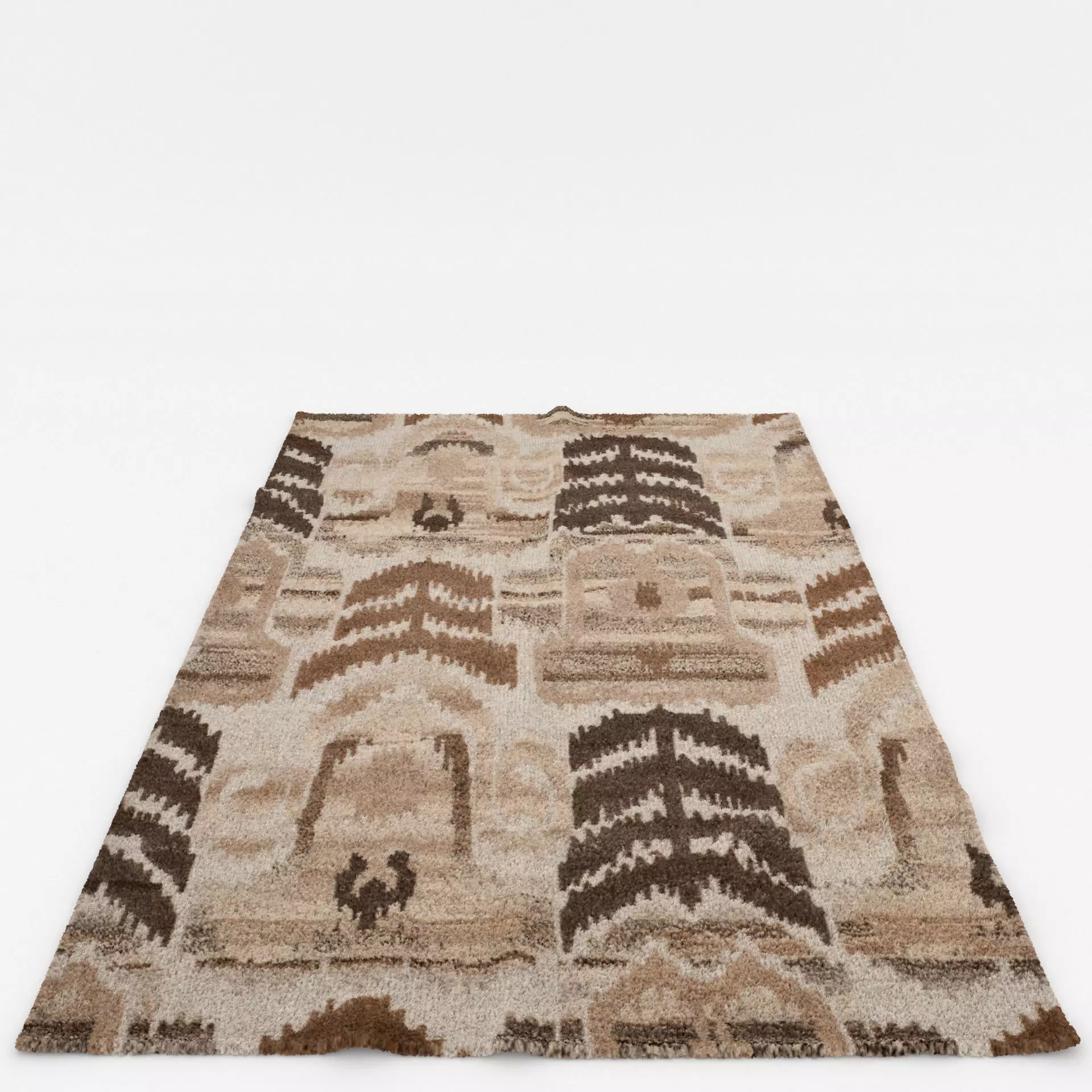 Rugs No 1052 Low-poly 3D model_4