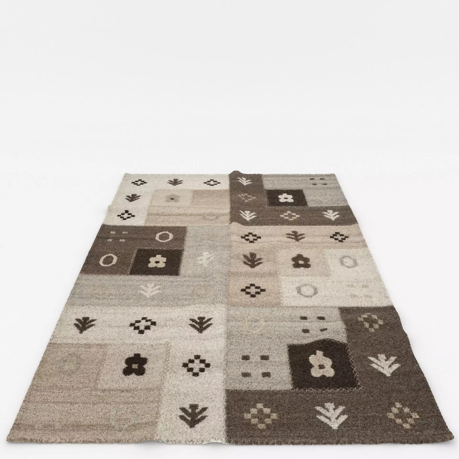 Rugs No 1052 Low-poly 3D model_6