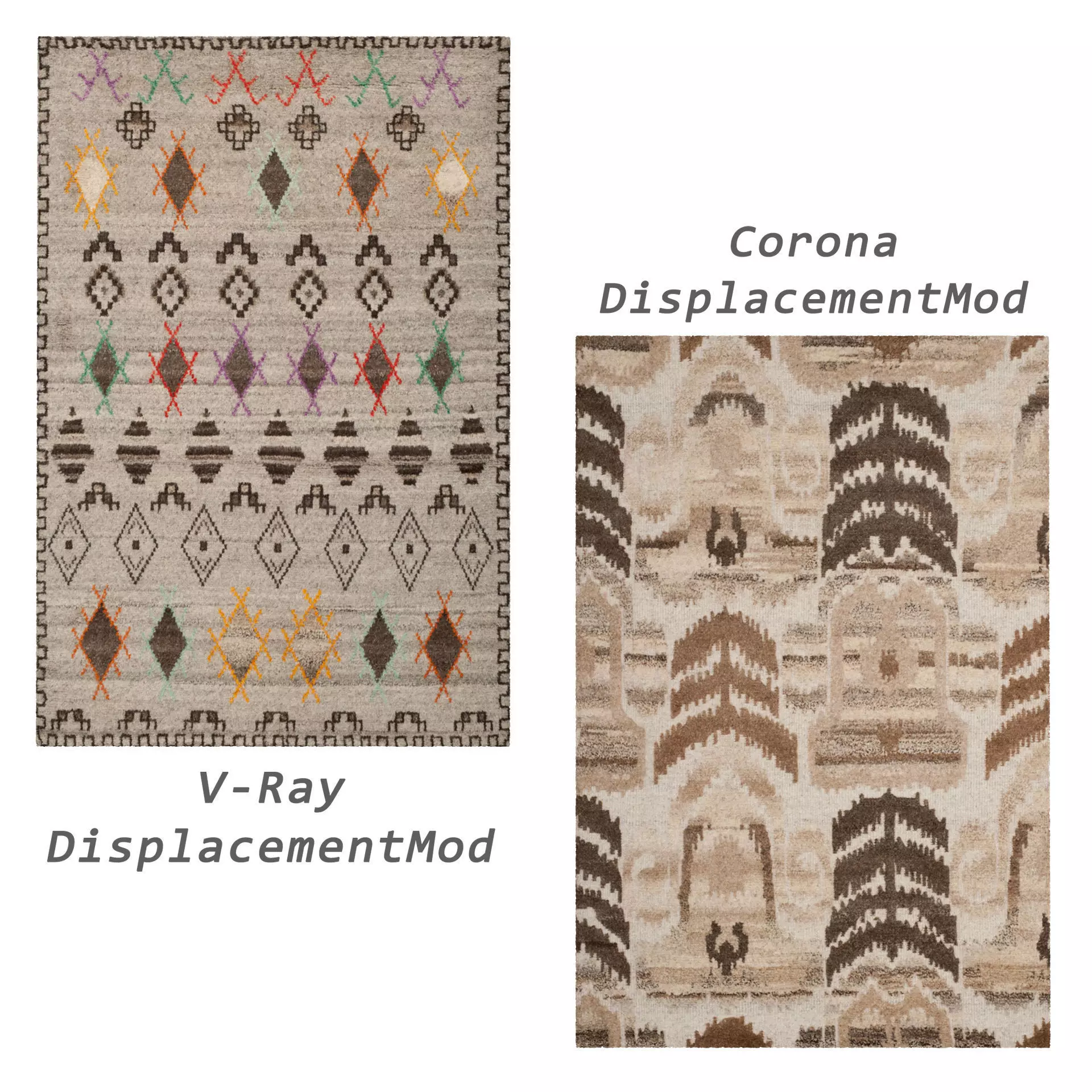 Rugs No 1052 Low-poly 3D model_2