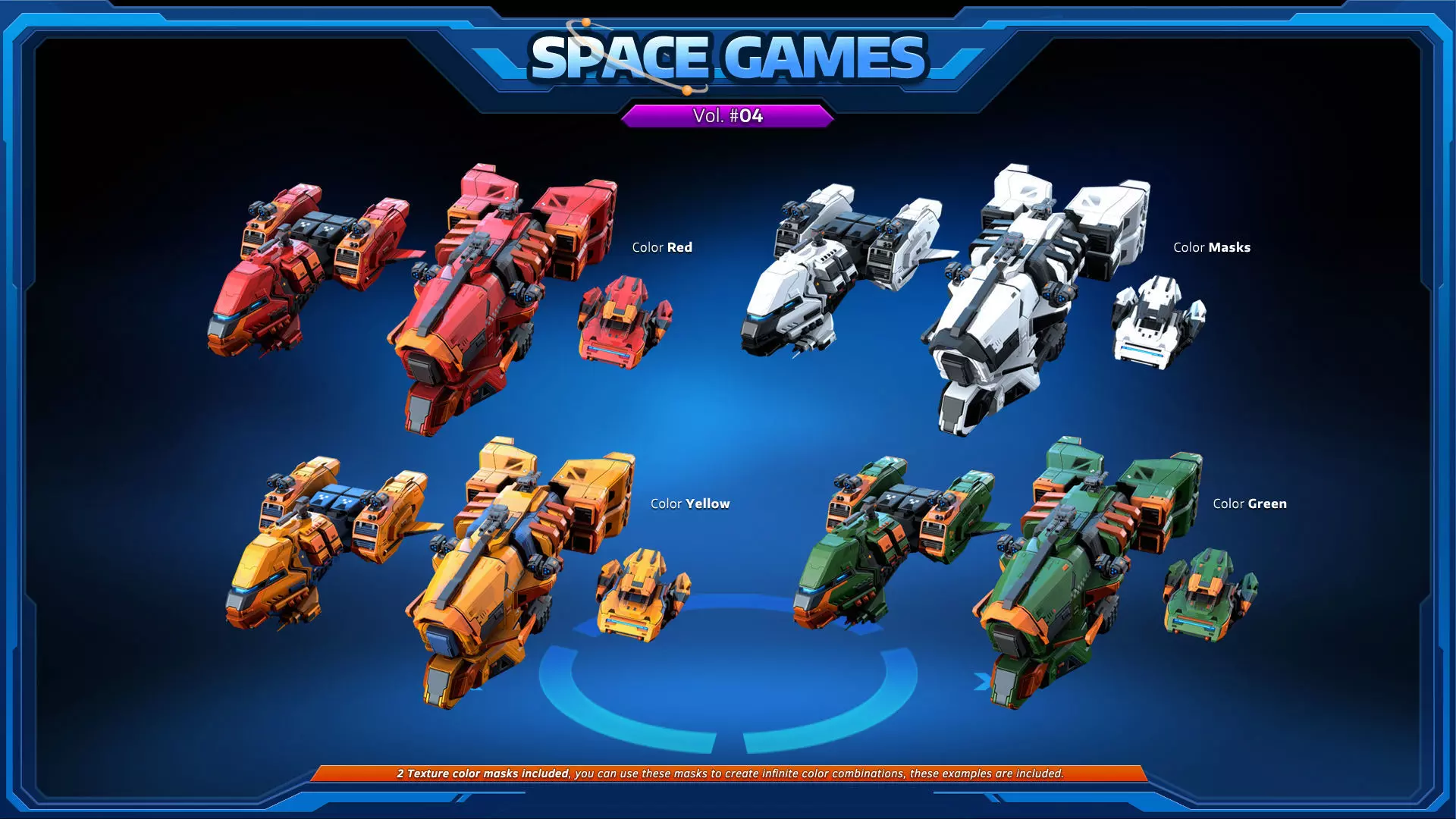 SPACE Games Vol-04 Low-poly 3D model_7