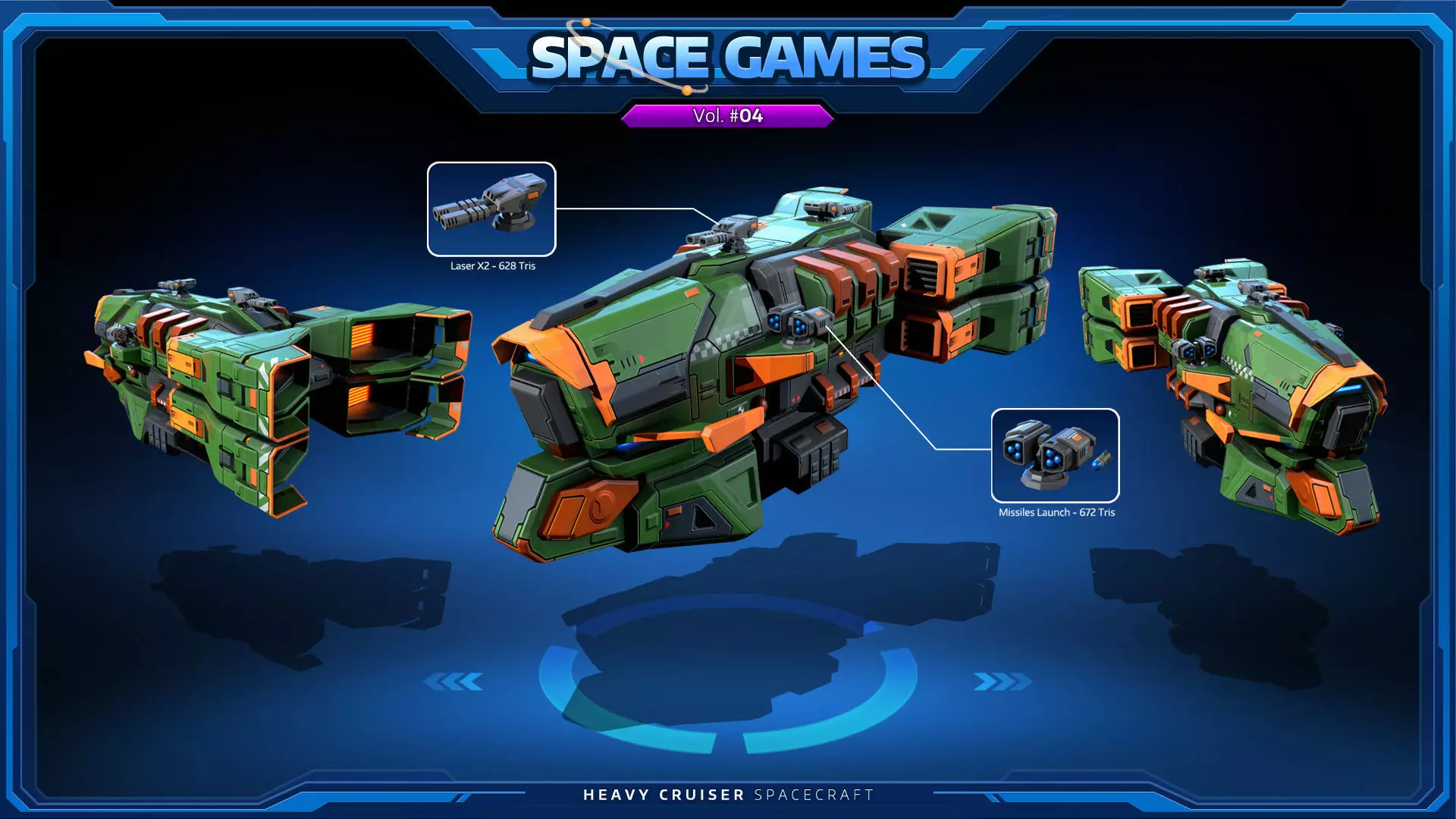 SPACE Games Vol-04 Low-poly 3D model_3