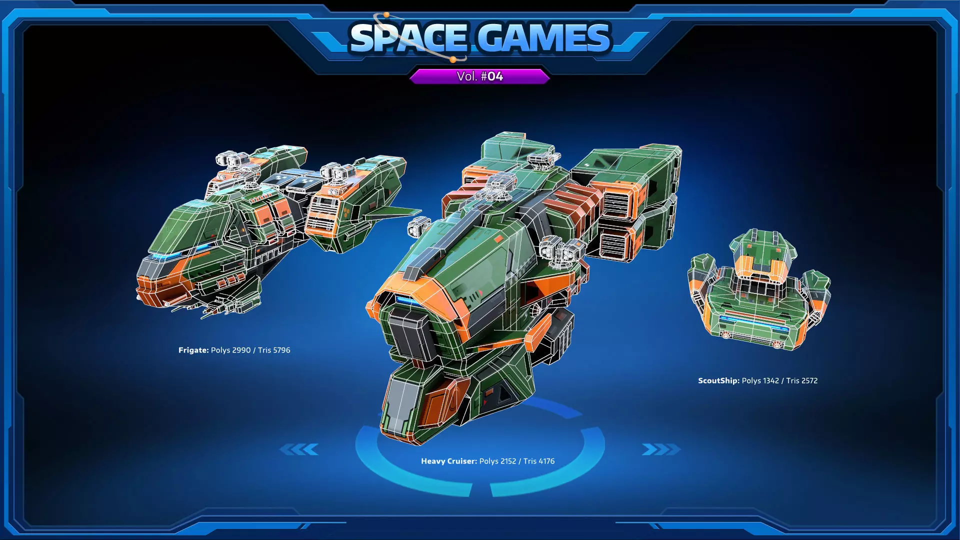 SPACE Games Vol-04 Low-poly 3D model_8