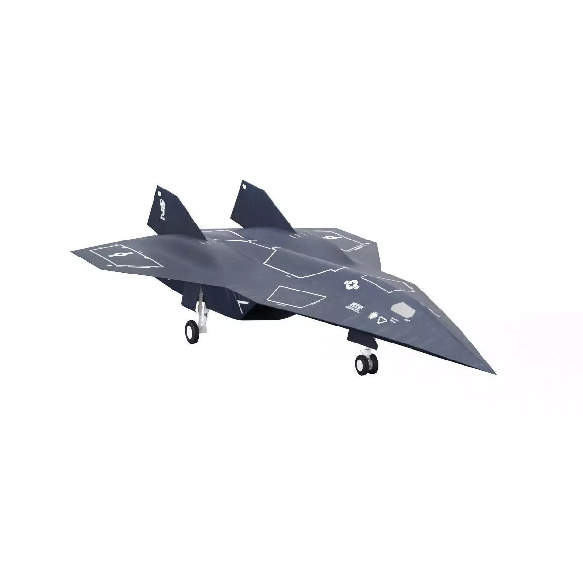 Lockheed SR-72 Darkstar 3D model_1