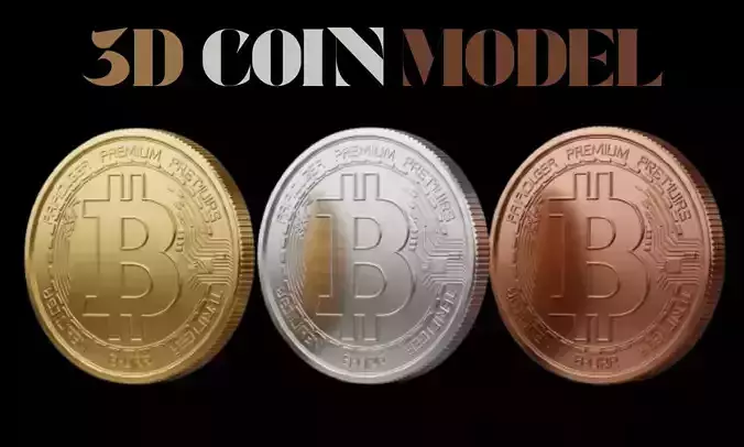 I will create custom 3d coin model crypto logo coin amimation
