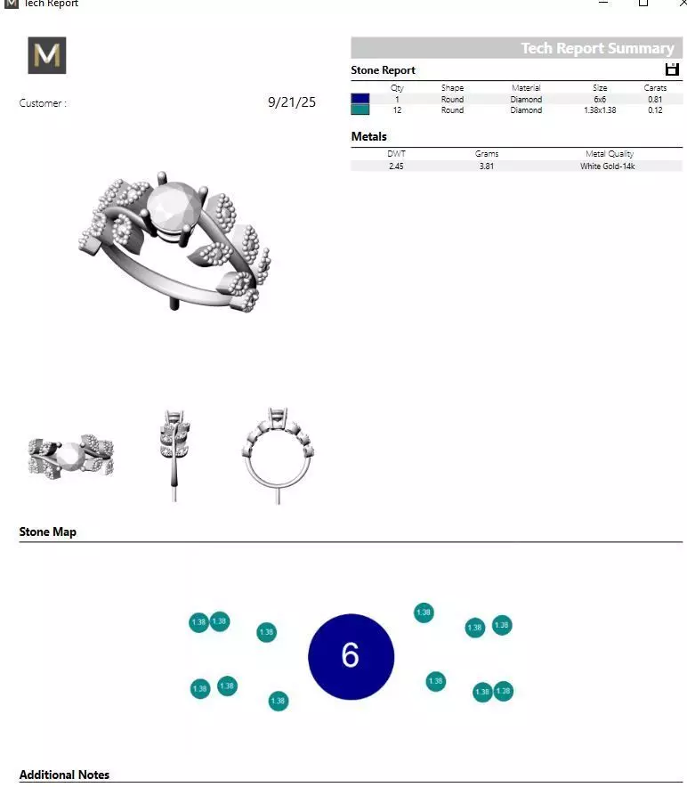 Elegant Leaf Ring 3D print model_7