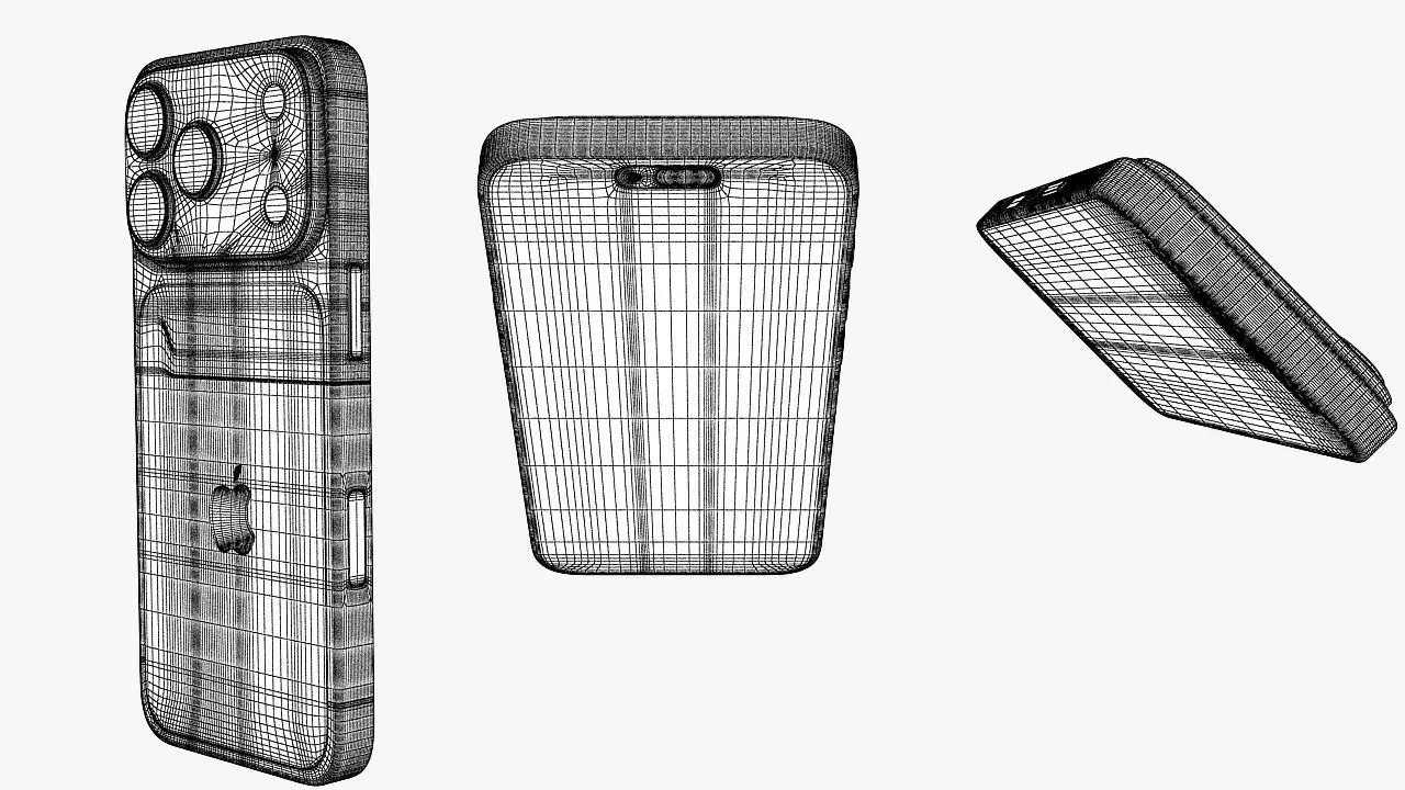 Iphone 17 3D model 3D model_22