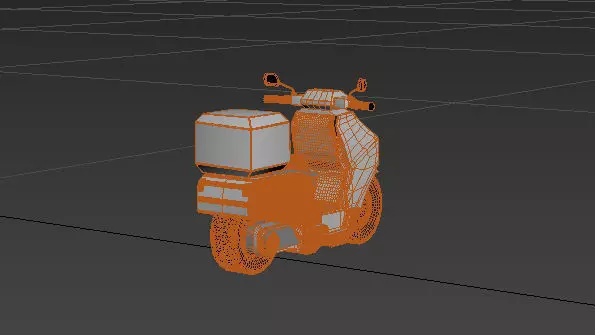 Scooter X1 3D model_2
