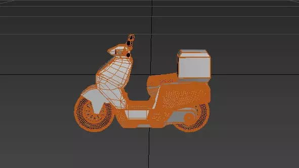 Scooter X1 3D model_3
