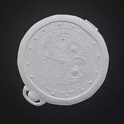 Antique Mechanical Pocket Watch 3D print model