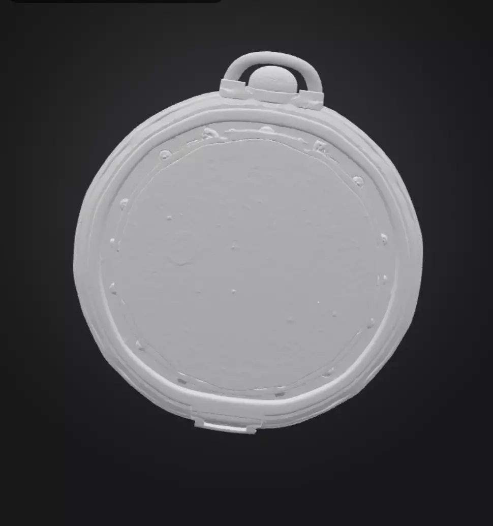 Antique Mechanical Pocket Watch 3D print model_3