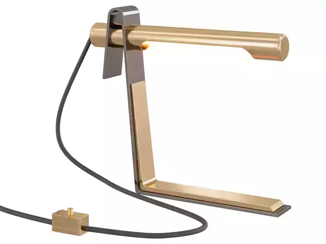 Brass Table Lamp 3D model