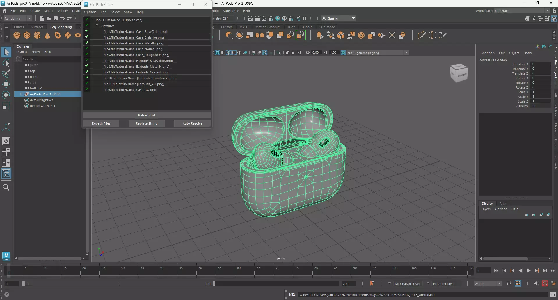 Apple AirPods Pro 3 3D model_11