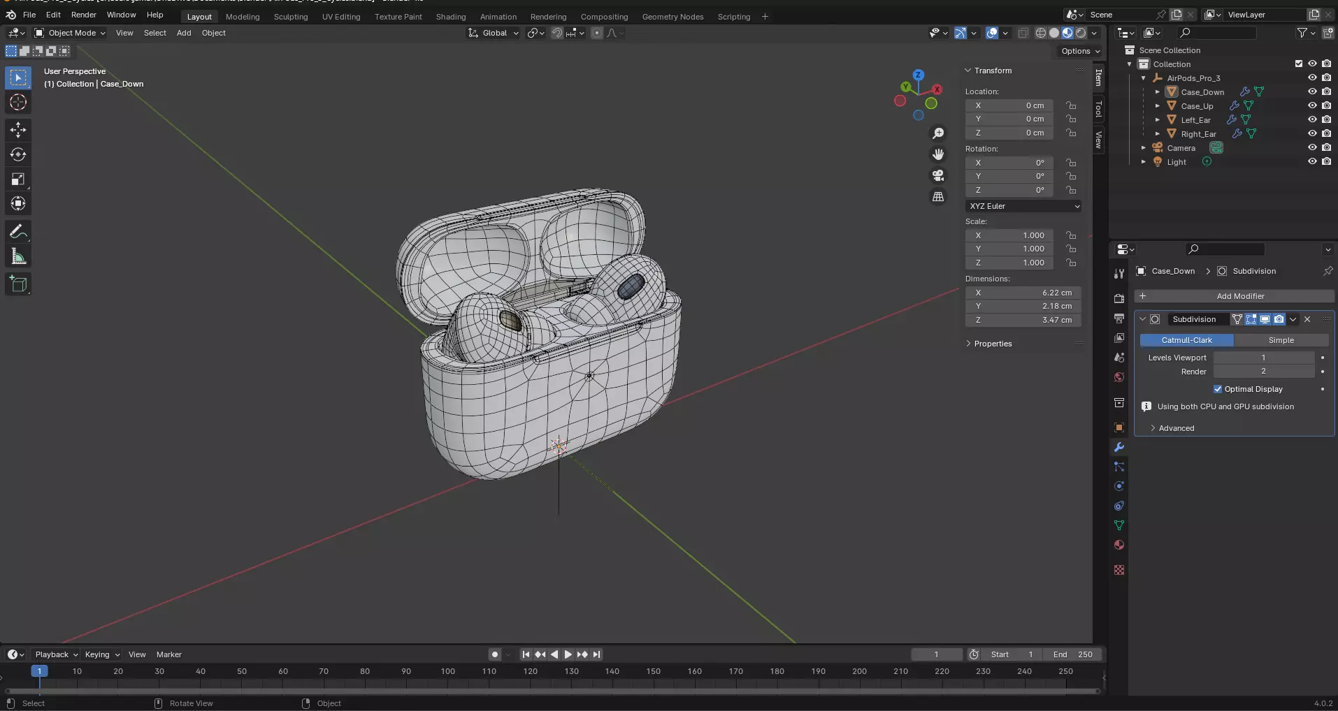 Apple AirPods Pro 3 3D model_12
