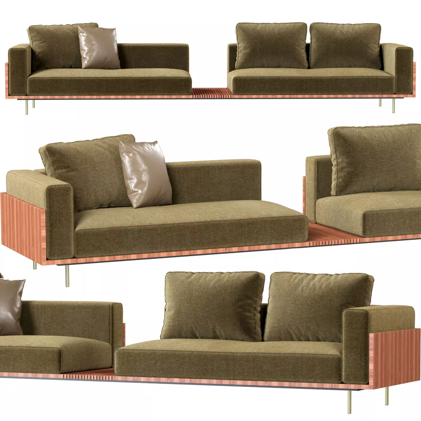 Brasilia sofa 3D model_4