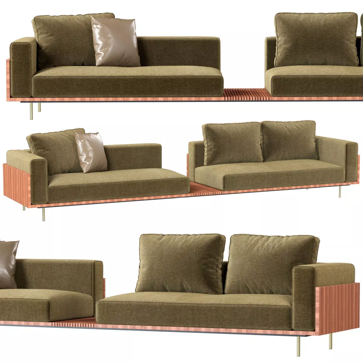 Brasilia sofa 3D model_0