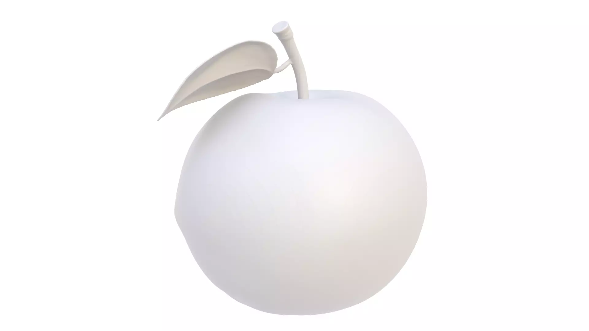 Smiling Apricot 3D model_3