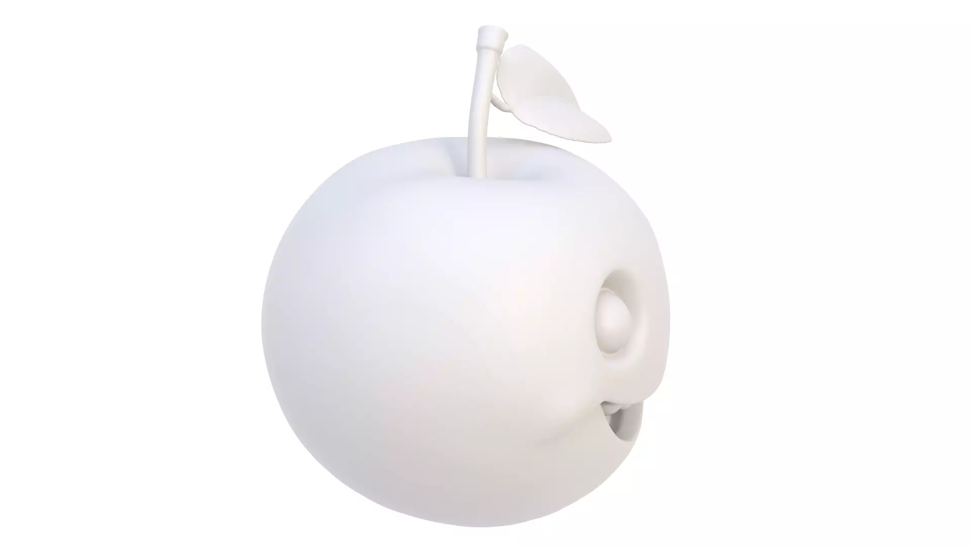 Smiling Apricot 3D model_5