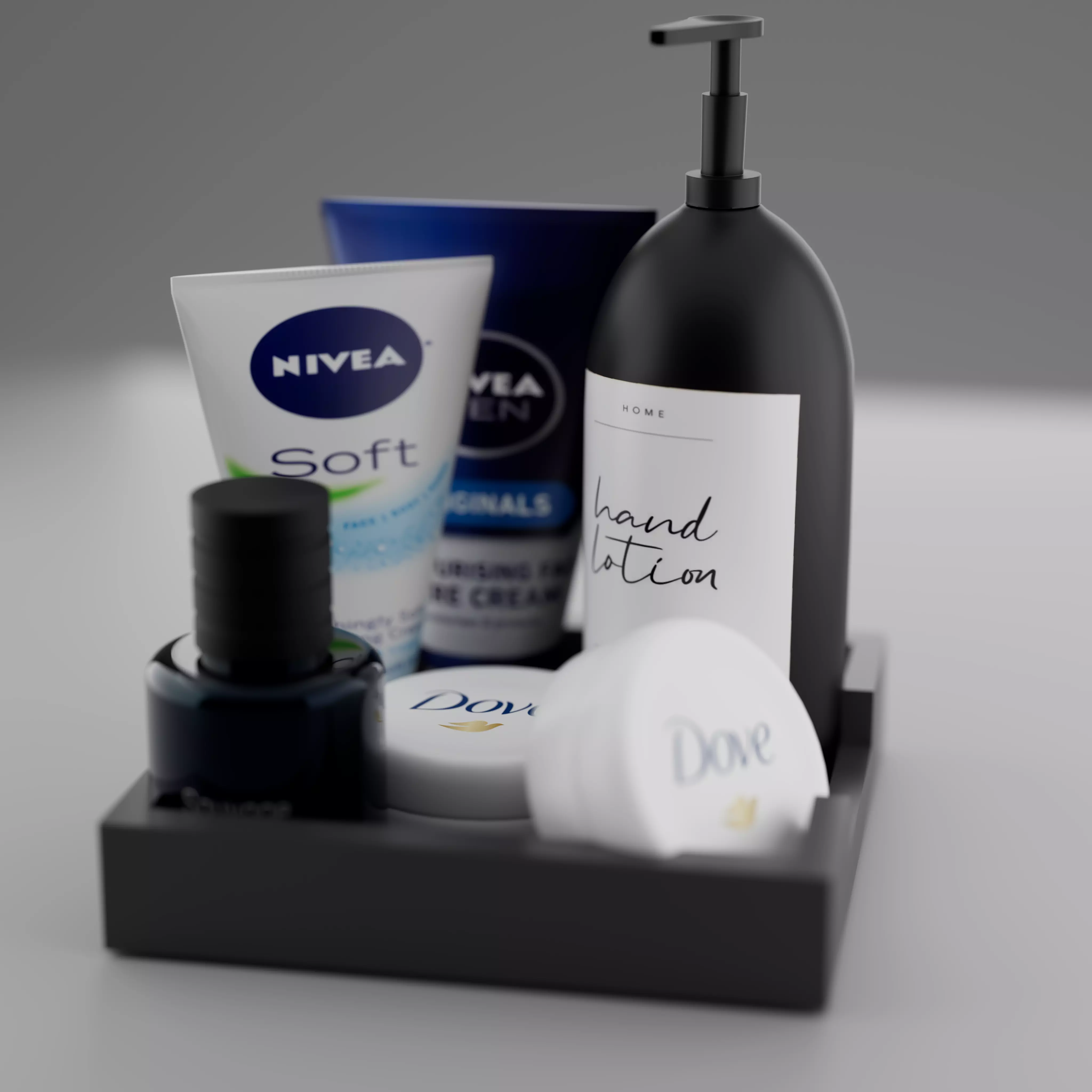 Bath Room Products Low-poly 3D model