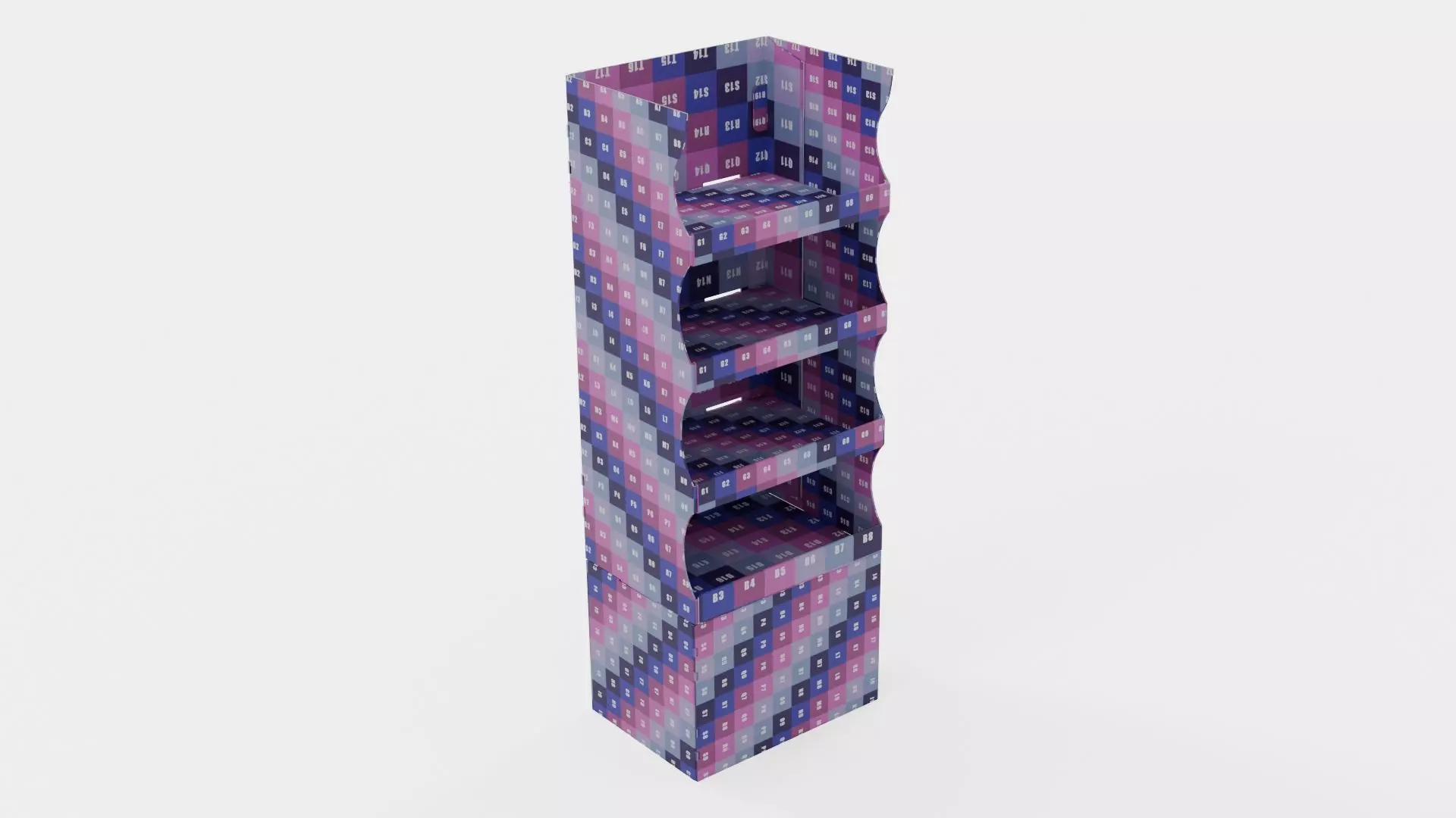 Point of Sale Cardboard Display Stand Texture_6