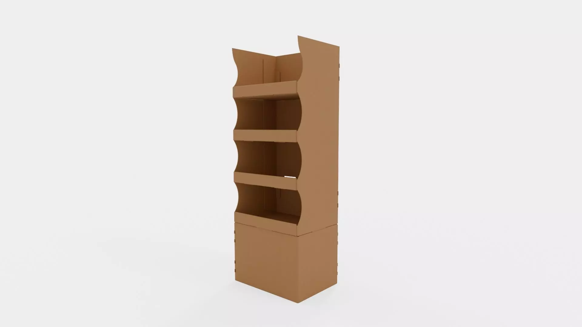 Point of Sale Cardboard Display Stand Texture_2