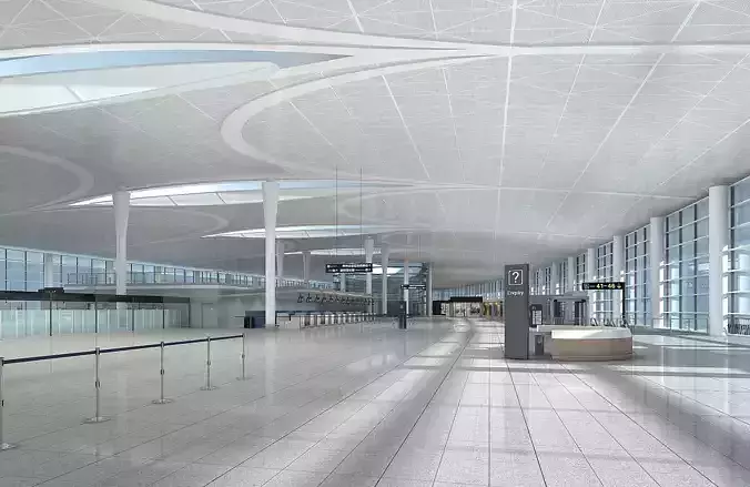 Airport Terminal Interior 03