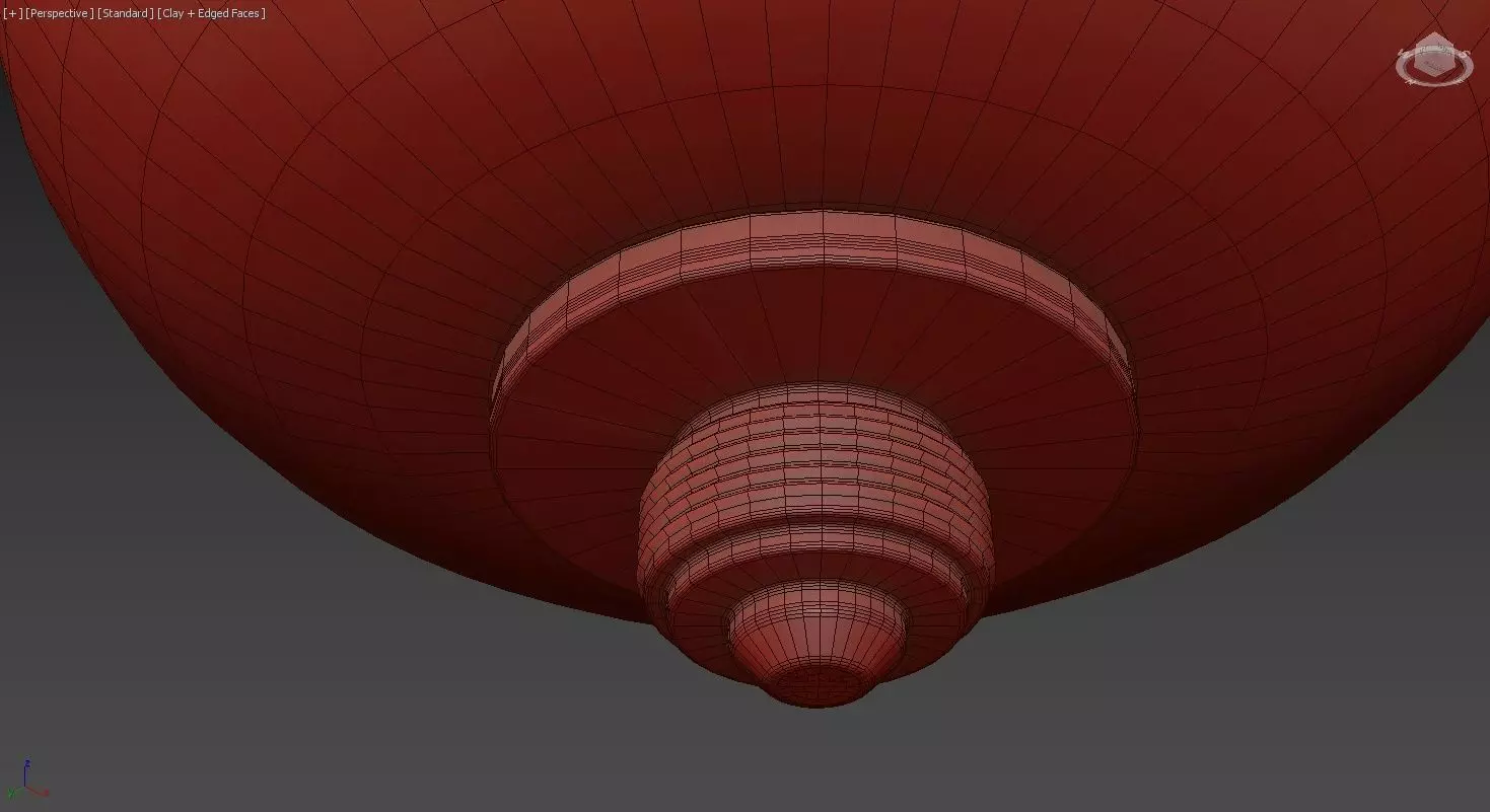 Amphora Pendant Light 3D model_12