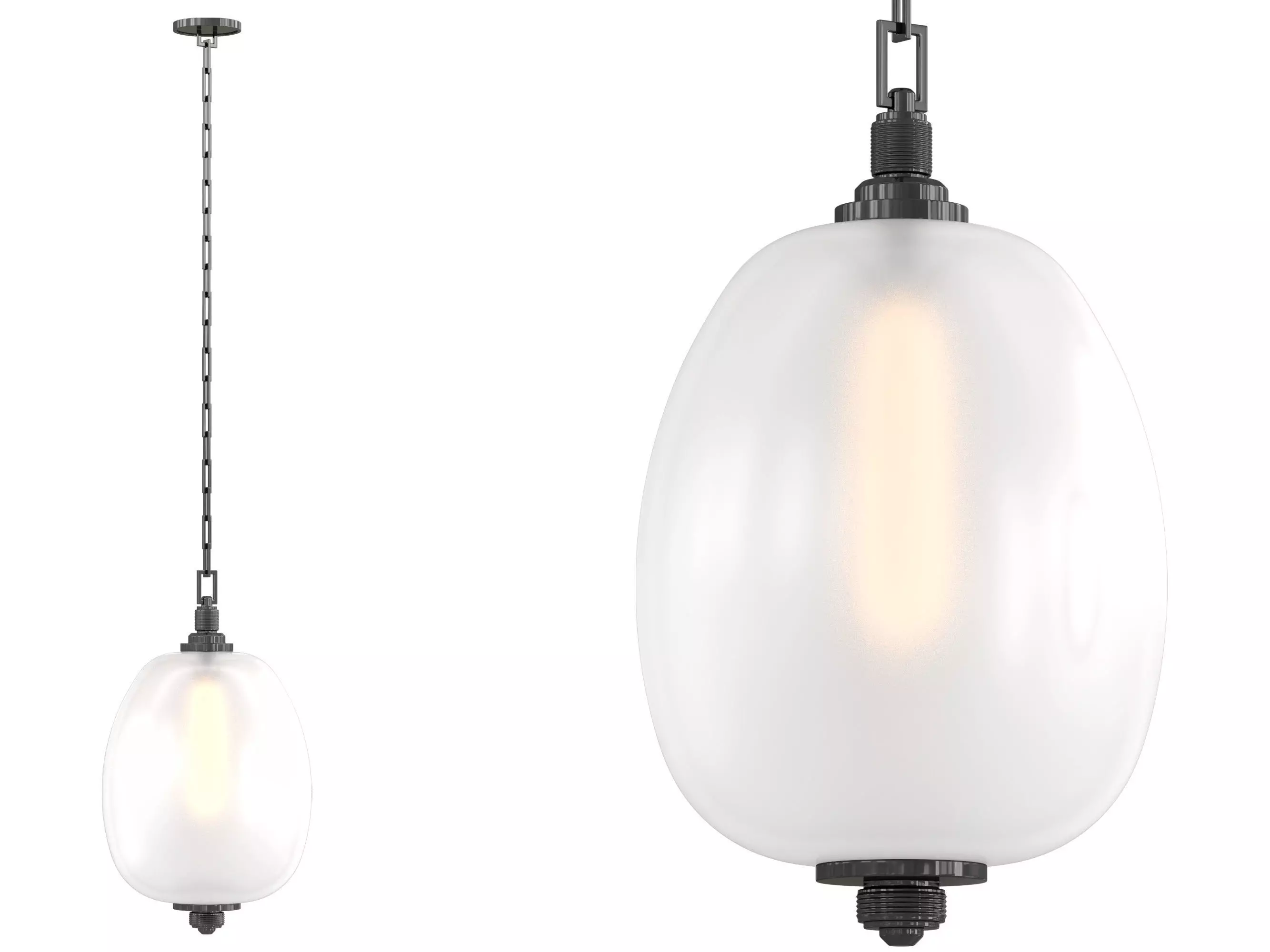 Amphora Pendant Light 3D model_0