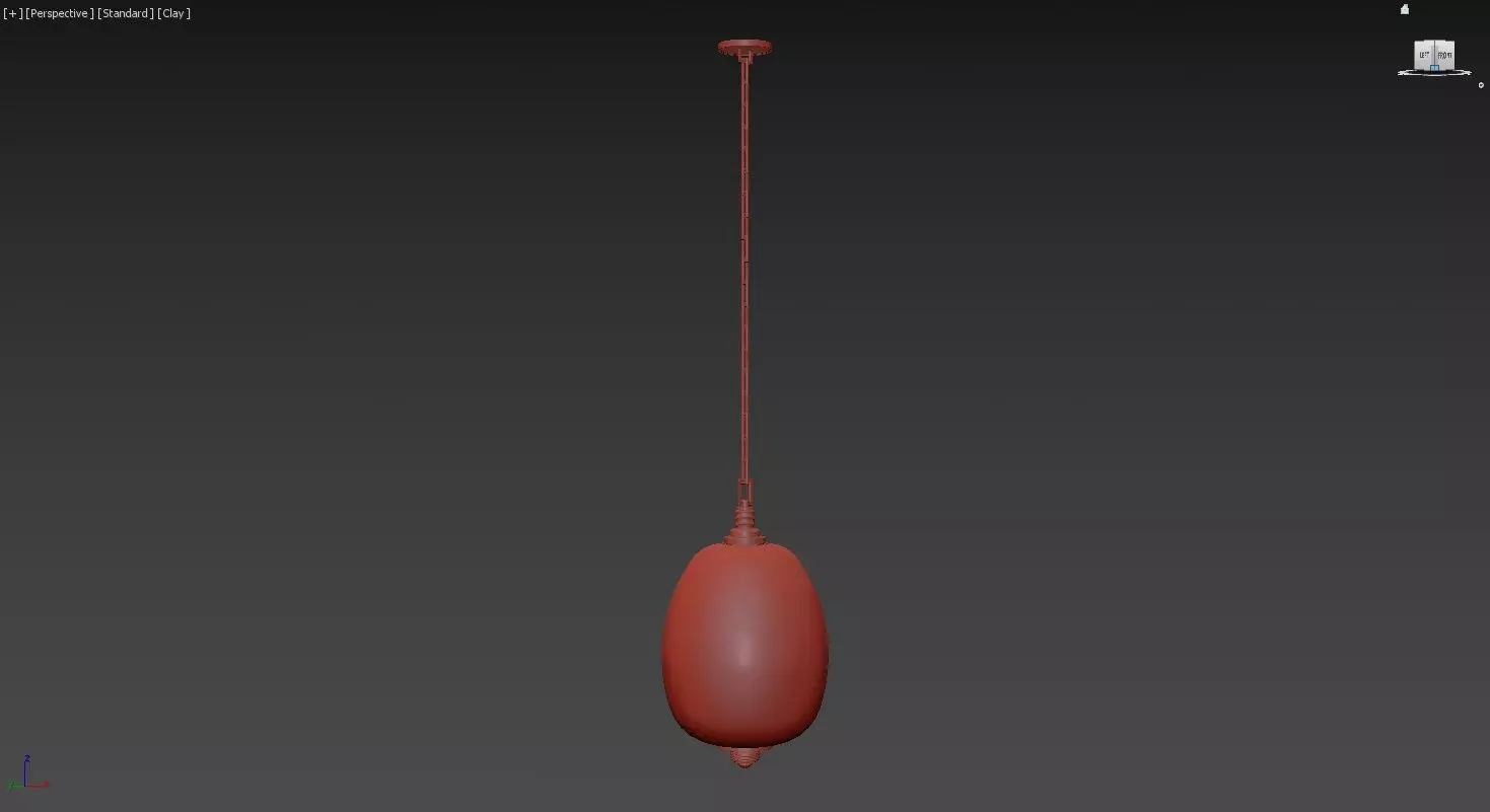 Amphora Pendant Light 3D model_9