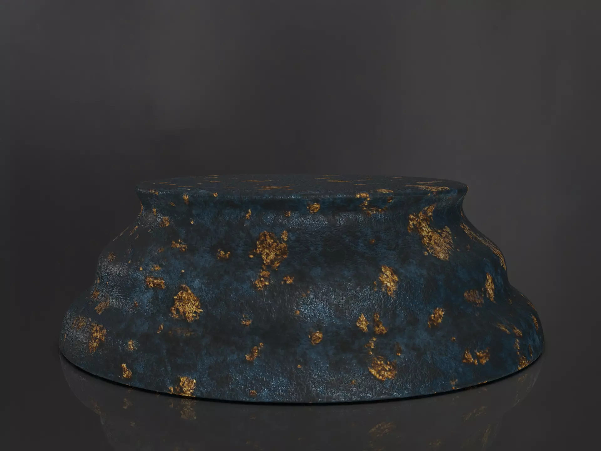 Antique Trophy Award Pedestal 3D model_5