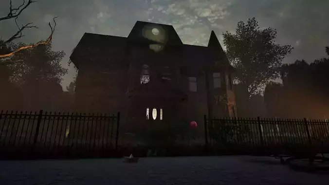 Haunted Abandoned House  Horror Game Asset Old Dark Mansion