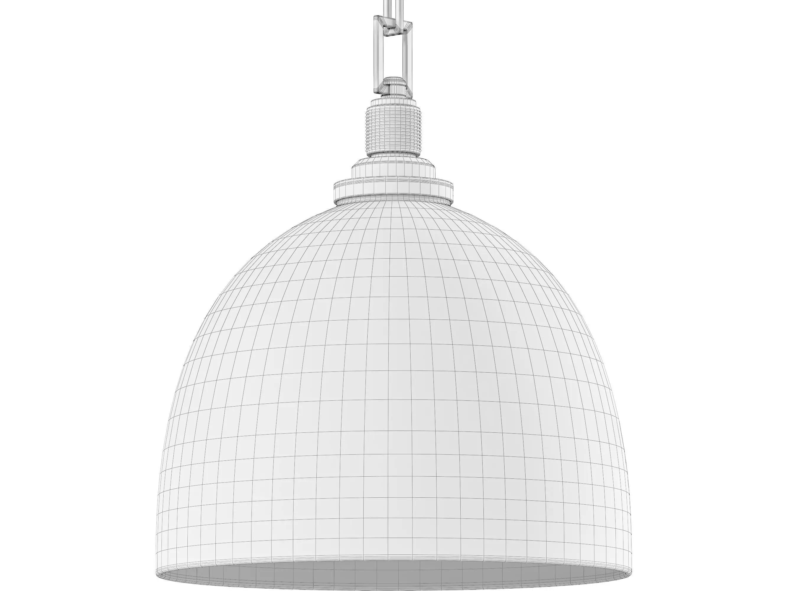 Cloche Pendant Light 3D model_6