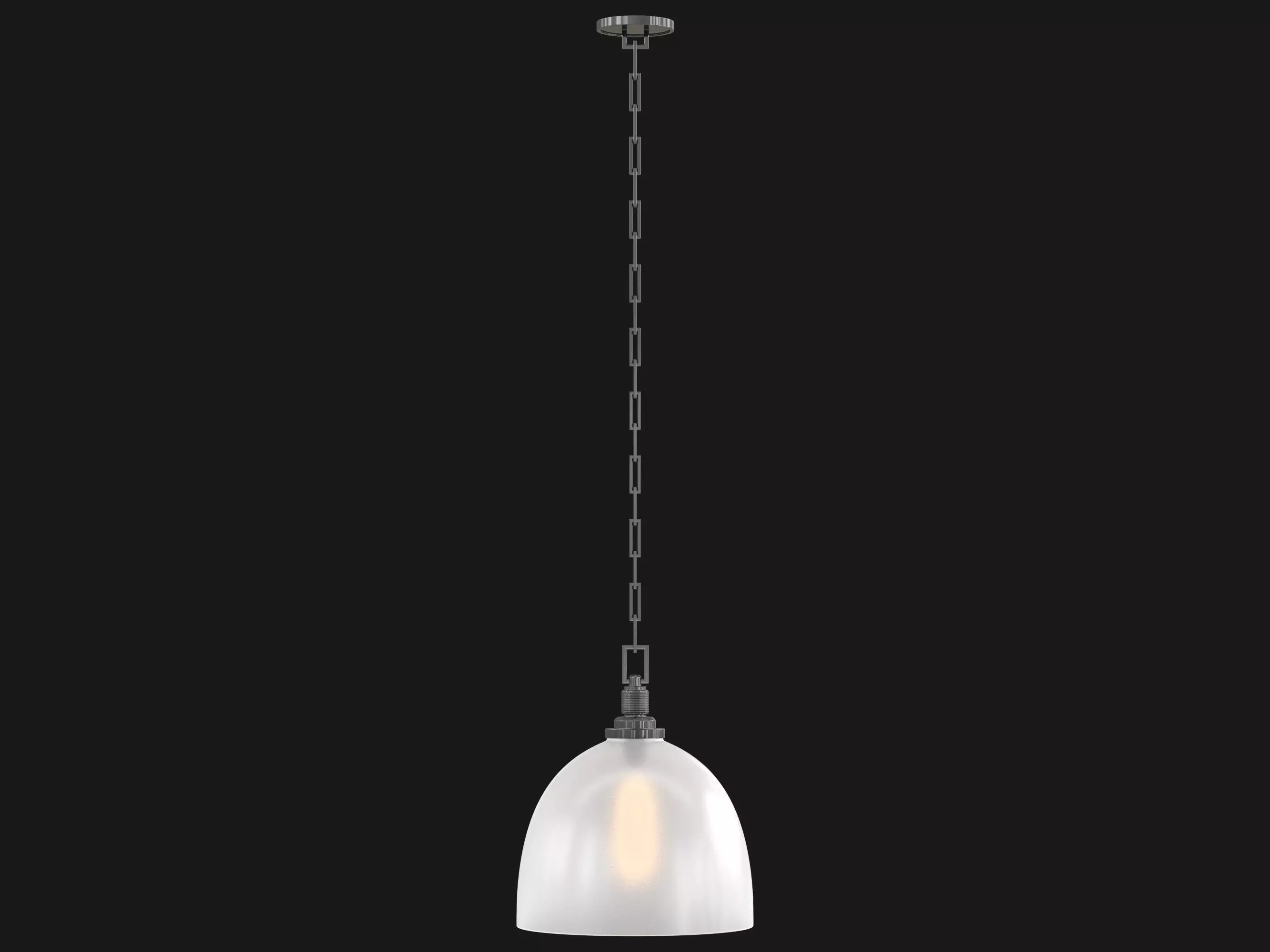 Cloche Pendant Light 3D model_3