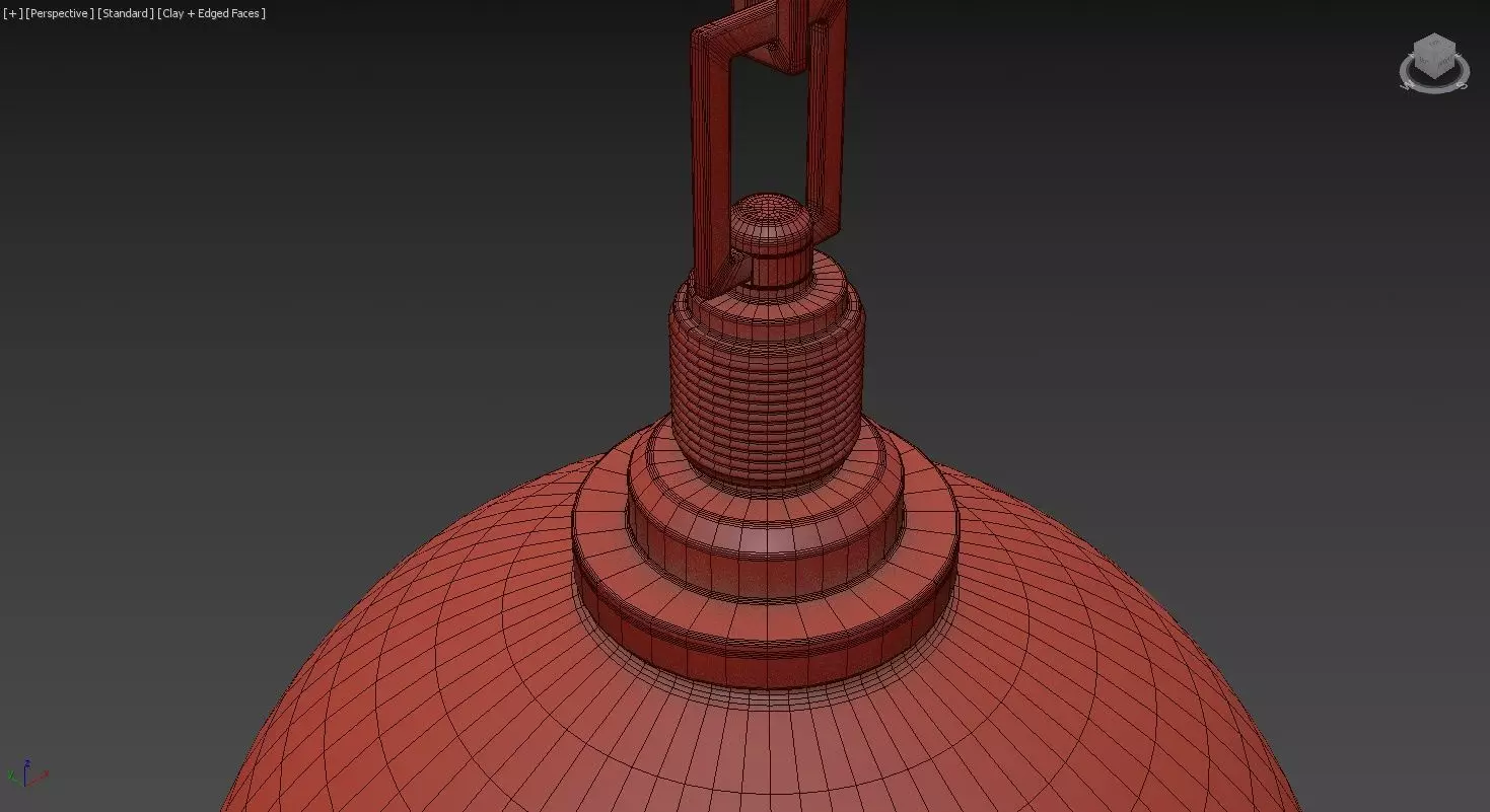 Cloche Pendant Light 3D model_14